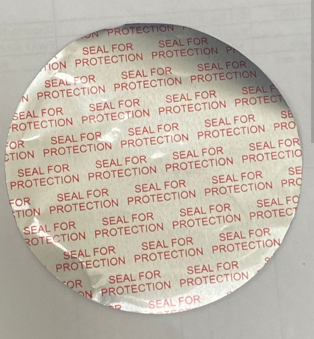 65 mm Aluminium foil seal for hdpe  jars